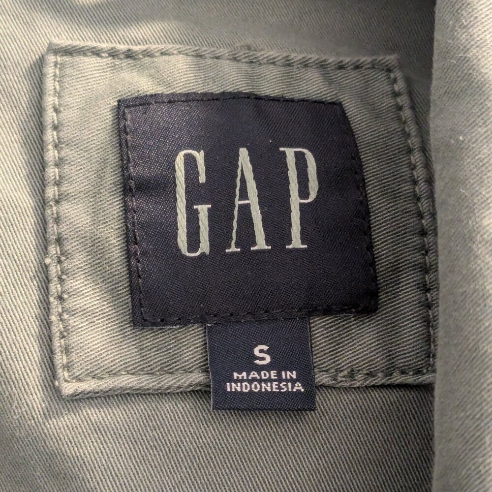 Gap Olive Green Cargo Utility Jacket - image 2